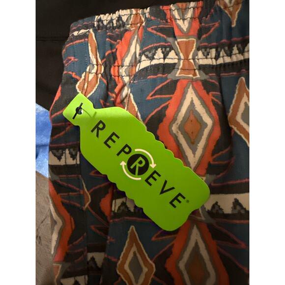 RSQ Mens Geo Pattern & Stripe 5" Inseam Swim Shorts, NWT - Picture 2 of 5